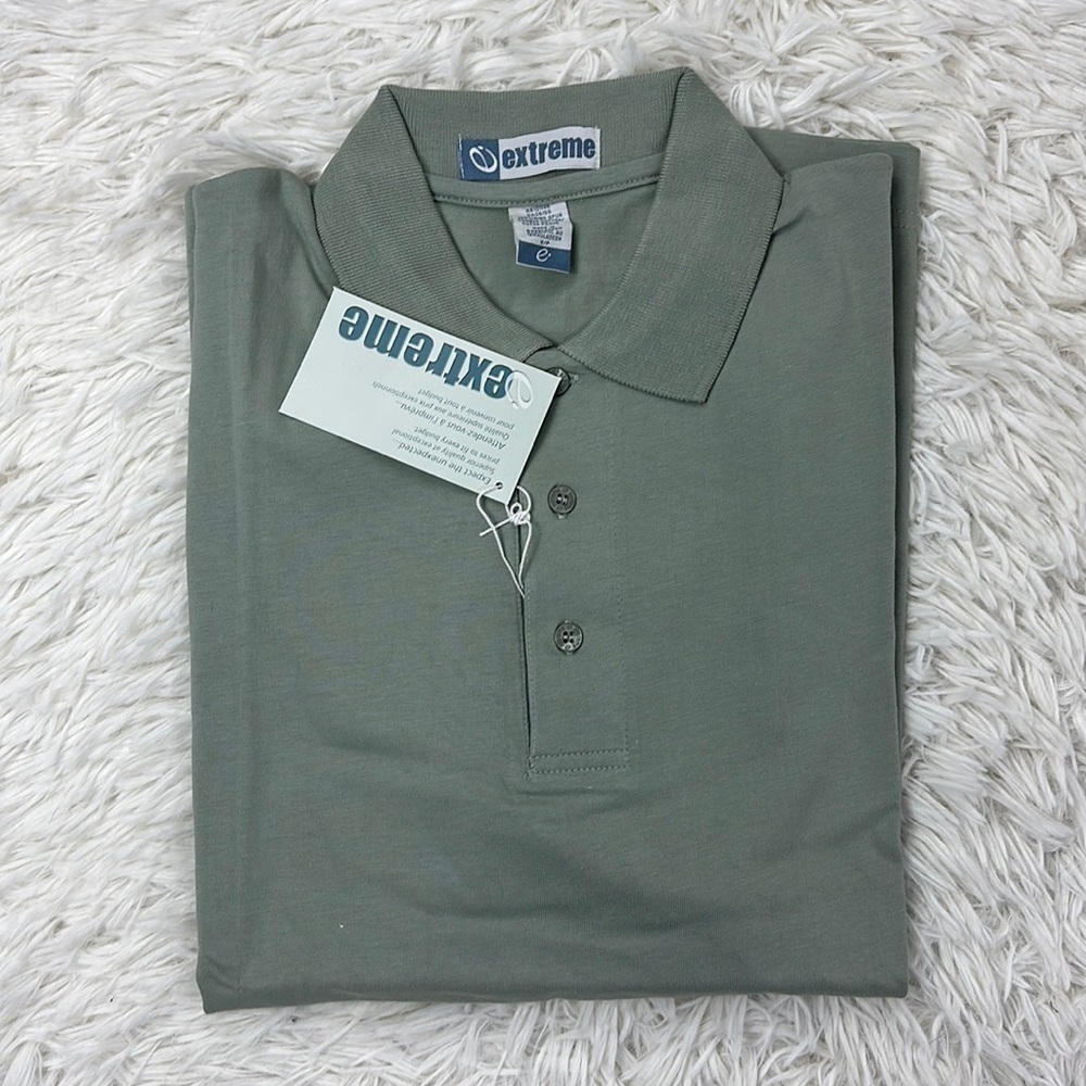 NWT extreme Slate colored Long sleeve polo